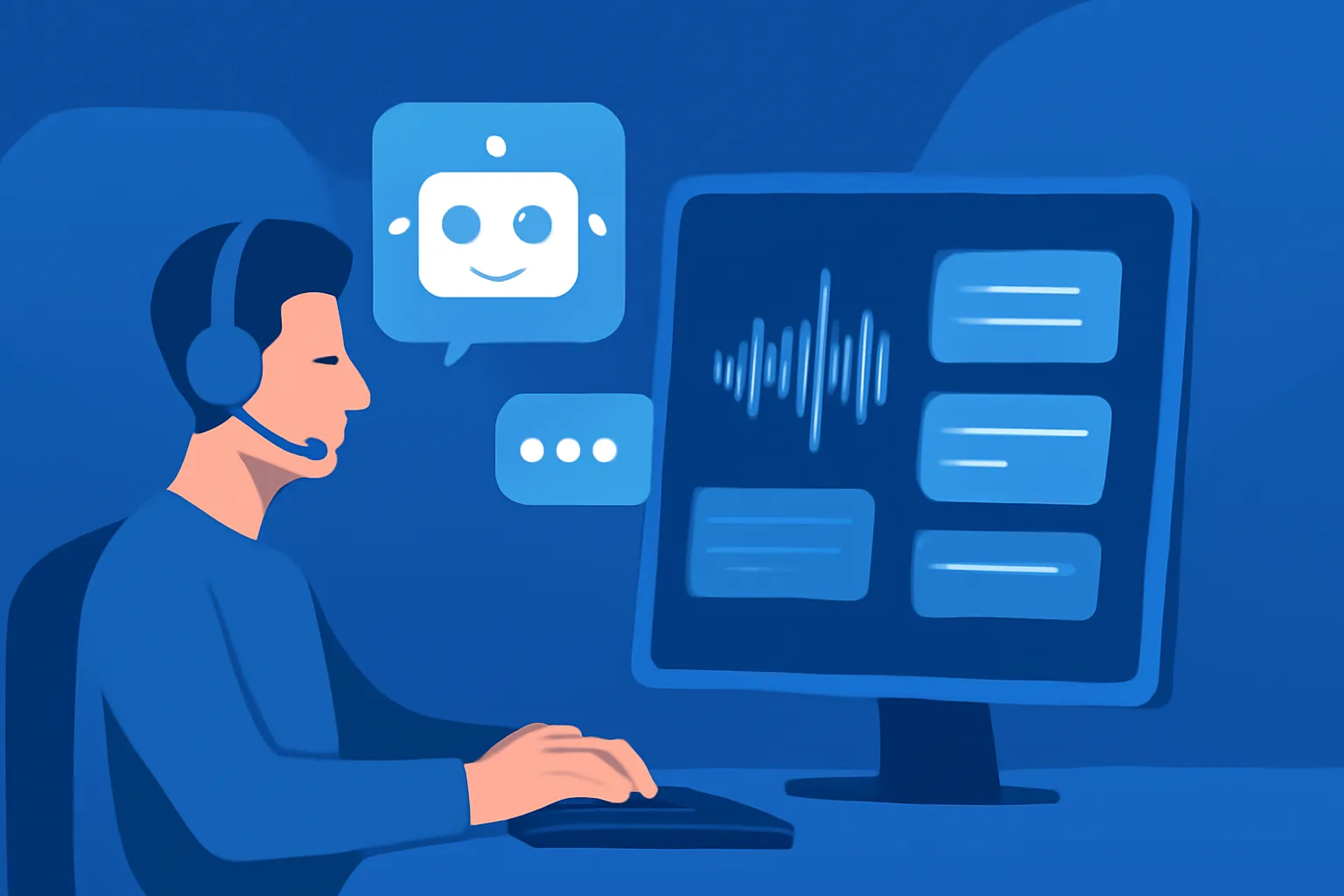 Copiloto de IA no atendimento: como transcrição, resumo e sugestão de respostas aceleram sua equipe